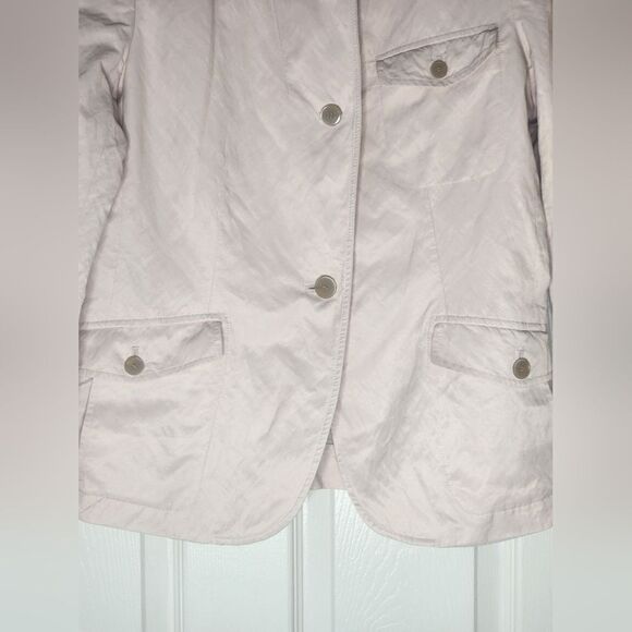 Talbots Kate Fit 12 Dusty Pink Pockets Part Loned 3 Buttons Women Blazer  Jacket - Picture 6 of 12